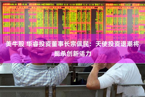 美牛股 华睿投资董事长宗佩民：天使投资退潮将扼杀创新活力