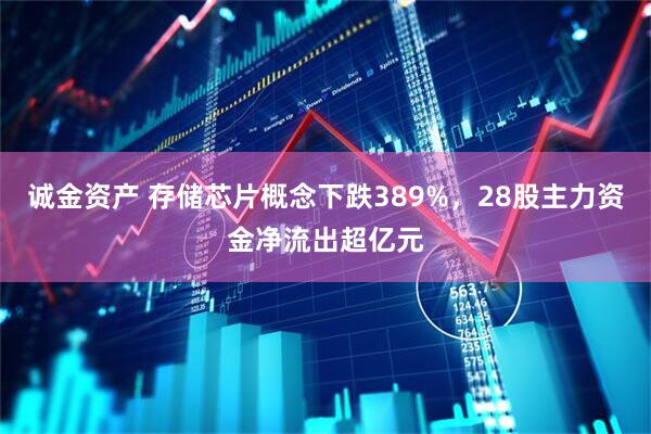 诚金资产 存储芯片概念下跌389%，28股主力资金净流出超亿元
