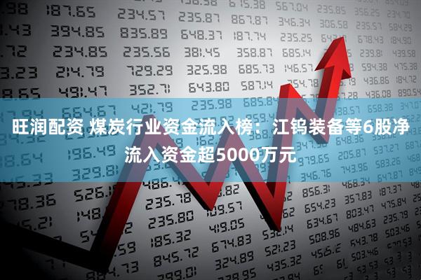 旺润配资 煤炭行业资金流入榜：江钨装备等6股净流入资金超5000万元