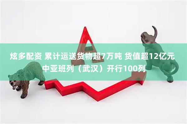 炫多配资 累计运送货物超7万吨 货值超12亿元 中亚班列（武汉）开行100列